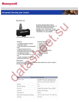 BZ-2RQ-A2 datasheet  